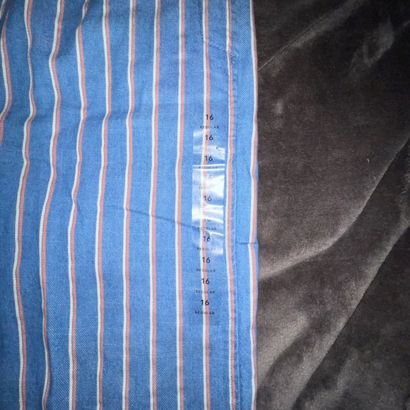 American Eagle 16 Plus Wide Leg Striped Jeans NWT - Picture 2 of 5